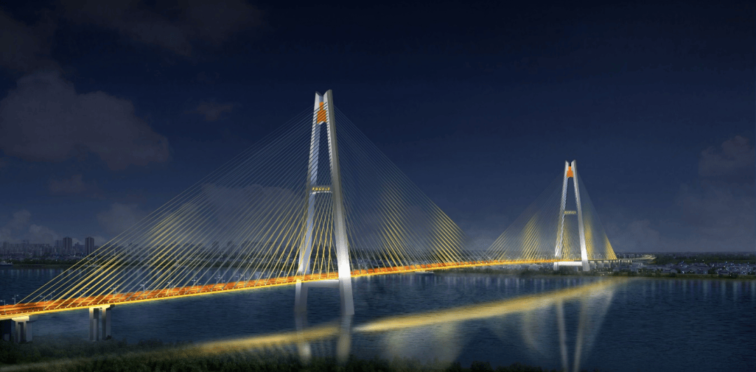 湖北枝江百里洲长江大桥施工进展顺利