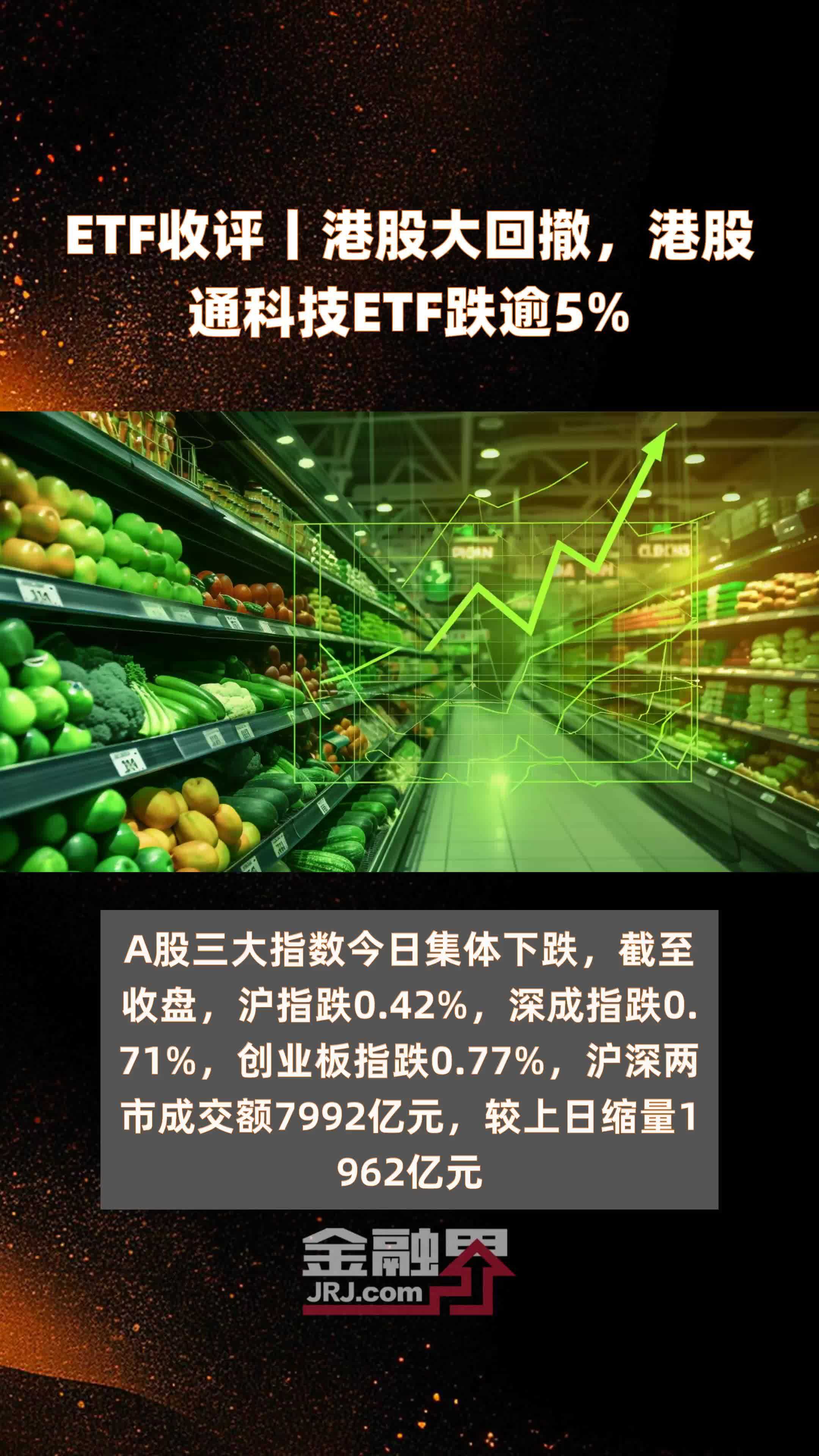 ETF收评 | 创业板指V型收涨3%， 稀有金属ETF基金劲升6%