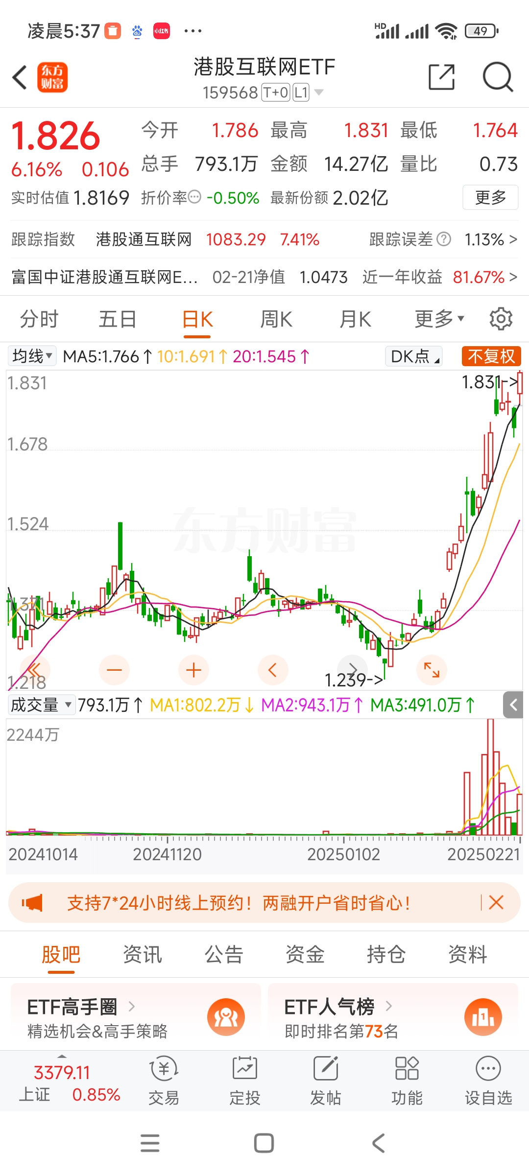 华宝标普港股通低波红利ETF开启认购