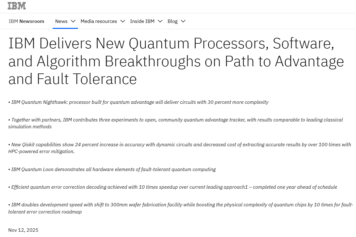 IBM宣布推出全新量子处理器,计算机ETF(159998)近2日资金累计净流入0.36亿元,机构:政策催化、AI驱动等推高计算机行业景气度